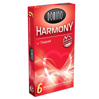 Презервативы Domino Harmony гладкие, 6 шт