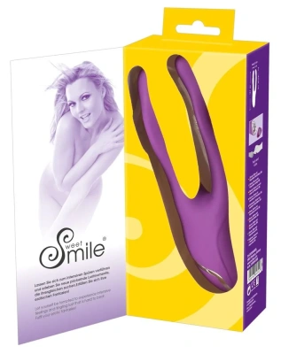 Sweet Smile Double от Orion - Двойной гибкий вибратор, 19х3.6 см (фиолетовый)