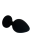 Анальная пробка из силикона с кристаллом в основании - размер М - от Kanikule, 7 см (прозрачный) 