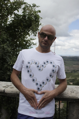 Gvibe - мужская футболка, всевидящее сердце (M)