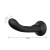 Ultra Harness Curvy Dildo Baile - Страпон с изогнутой головкой, 15.8х3.8 см (чёрный)