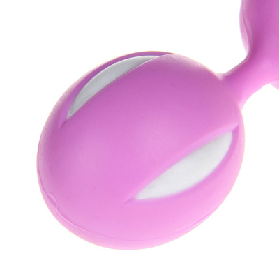 4sexdream - Вагинальные шарики со смещенным центром тяжести, 10 см (розовый)