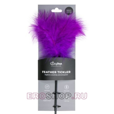 Easytoys Feather tickler - щекоталка для тиклинга (фиолетовый)