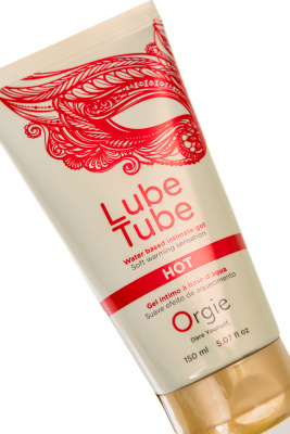 Orgie Lube Tube Hot - Интимный гель с разогревающим эффектом, 150 мл