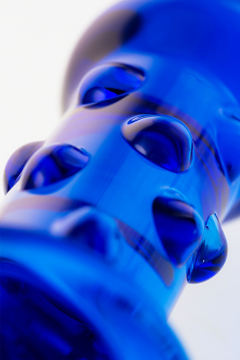 Sexus Glass - Анальная пробка, 16 см (синий) 