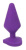 Плаг анальный  Large Luv Heart Plug от Chisa Novelties, 10 см (фиолетовый) 