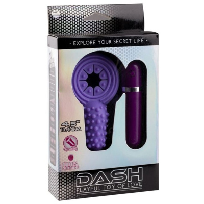 Dash - Вибрирующее кольцо на член с 10 режимами вибрации, 11.4х3.5 см 