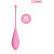 Bior Toys - Вагинальный шарик со смещенным центром тяжести, 18х2.8 см (розовый)