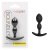 Boundless 2X Teardrop Plug - Анальная каплевидная пробка для ношения, 6,25 см (черный) 