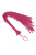 СК-Визит - Кожаная плеть с велюровым покрытием 65 см (розовый)