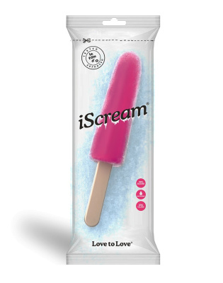  Love to Love Ice Cream силиконовый фаллоимитатор, 22.5х4 см (розовый)
