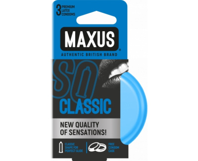 Maxus Classic - презервативы классические, 3 шт