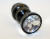 4sexdream чёрная фигурная металлическая анальная пробка с кристаллом в основании, 8.2х3.5 см (прозрачный) 