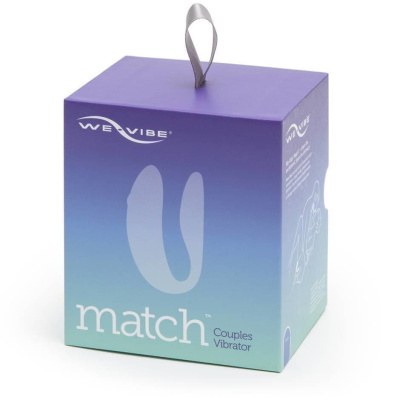 We-Vibe Match - Вибратор для пар, 7.7х3 см (голубой) 