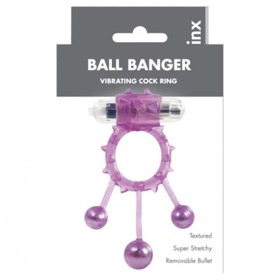 Me You Us Ball Banger Cock Ring - Необычное эрекционное виброкольцо, 2.8 см 