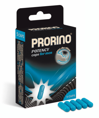 Prorino Potency caps for men - Капсулы для мужской силы (5шт)