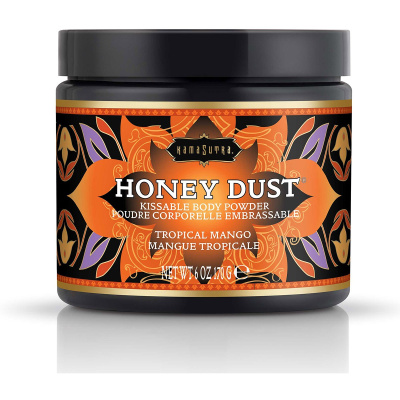 Kama Sutra Honey Dust Body Powder tropical mango - Ароматная пудра для тела, 170 г (манго)