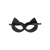 Штучки-дрючки - кожаная кошачья маска, чёрная (OS)