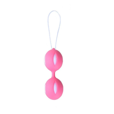 4sexdream - Вагинальные шарики со смещенным центром тяжести, 10 см (розовый)