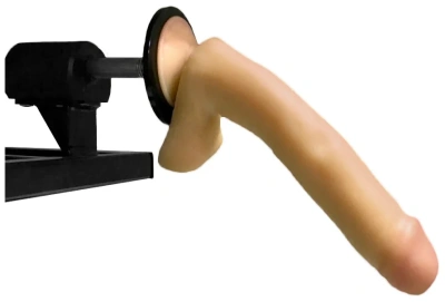 LoveMachines адаптер для секс-игрушек с присоской, 9 см (чёрный) 