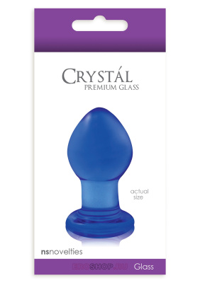 Анальный стимулятор Crystal Small (синий) 