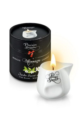 Plaisir Secret White Tea - массажная свеча с ароматом белого чая, 80 мл