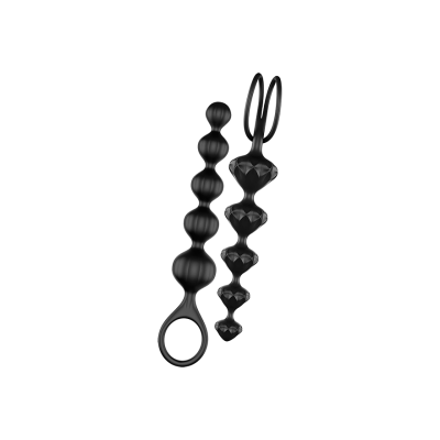 Набор анальных цепочек Satisfyer Beads - Satisfyer Pro, 20.5 см (чёрный) 