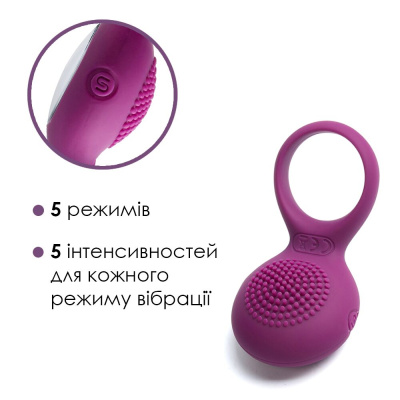 Эрекционное кольцо Svakom - Tyler, 2.9 см (фиолетовый) 