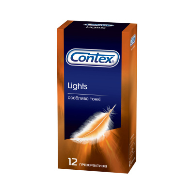 Contex Lights особо тонкие презервативы  (12 шт)