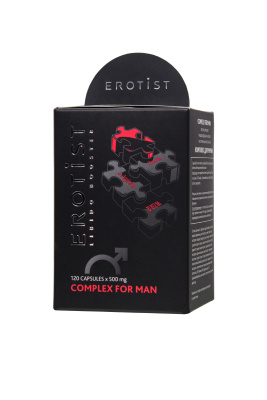 Erotist COMPLEX FOR MAN - Капсулы для улучшения эректильной функции, 120 капсул