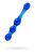 Sexus Glass - Двусторонний фаллоимитатор, 20,5 см (синий)