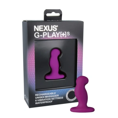 Nexus G Play Plus Small - Вибростимулятор простаты и точки G, 7.44х2.4 см (фиолетовый) 