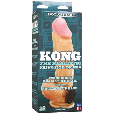 Doc Jonson фаллоимитатор-реалистик Kong, 23.5х5.5 см (телесный)