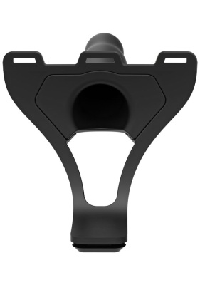 Doc Johnson BE Daring Body Extensions™ Black - Универсальный полый страпон с удобным креплением, 17,7 см (черный)