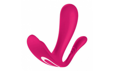 Satisfyer Top Secret+ бесшумный вибромассажер для ношения и стимуляции анальной и точки G, 11х3 см (розовый)