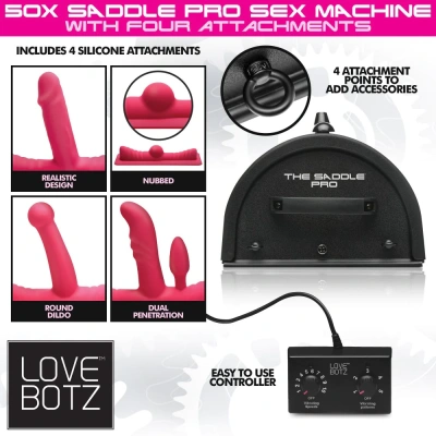 Love Botz - секс-машина с 4 насадками 