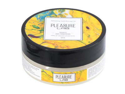 Pleasure Lab Refreshing твердое массажное масло манго и мандарин, 50 мл