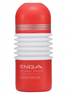 TENGA ROLLING HEAD CUP - Мастурбатор (красный)