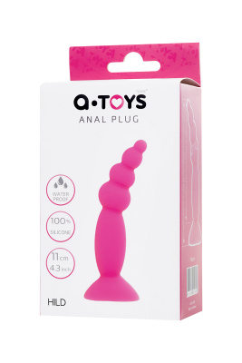 A-Toys by TOYFA Hild - Анальная пробка , 11 см (розовый) 