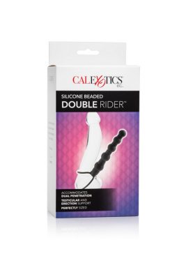 Double Rider - California Exotic Novelties анальный фаллоимитатор из шариков с насадкой для члена, 14х2.5 см  