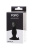 Анальная втулка TOYFA POPO Pleasure Antlia, силиконовая, черная,10,5 см