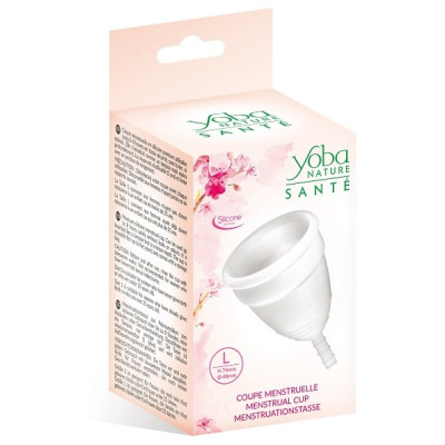 YOBA - Coupe menstruelle - Менструальная чаша, размер L, 7.7 см (прозрачный)