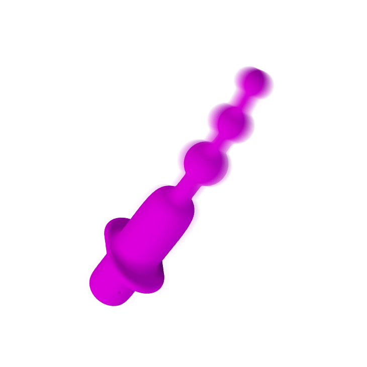 Анальная ёлочка с вибрацией PrettyLove Hermosa, 13.7 см (фиолетовый) 