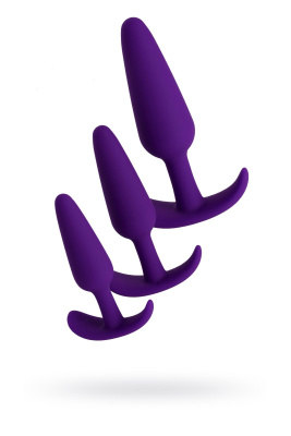 A-toys - Набор анальных пробок (фиолетовый) 