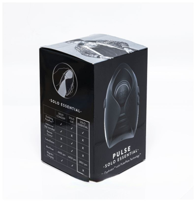 Pulse Solo Essential - Инновационный автоматический мастурбатор, 11.7 см (чёрный)