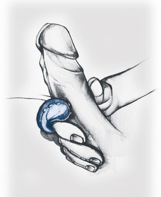 Вибрирующее кольцо на палец Gvibe Gring, 3х3 см 