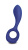 Анатомический вибратор для обоих партнёров Gvibe Gpop (Fun Toys) - 12.5 см (синий)