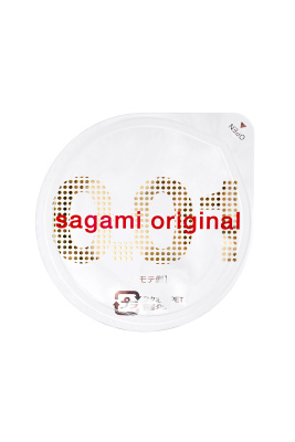 Sagami original 0.01 - Полиуретановые презервативы, 1 шт