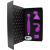 Универсальный вибратор с насадками Bowling - RestArt, 19х3.5 см (фиолетовый) 