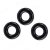 Браззерс - Набор колец на член, 2 см (чёрный)